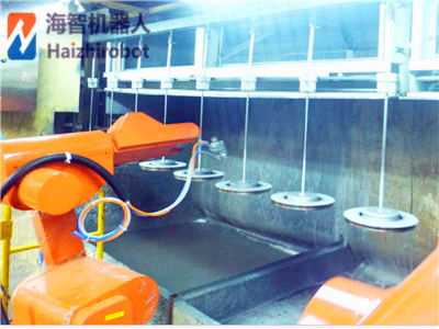 汽車(chē)零部件 減振器噴漆機(jī)器人