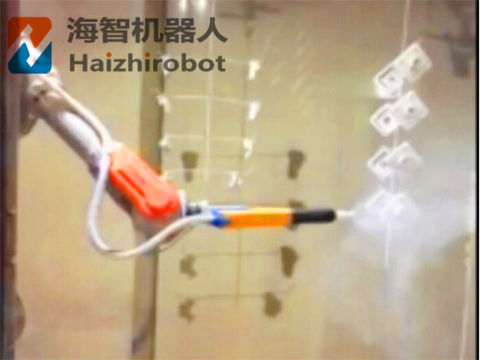 靜電噴塑工業(yè)機器人生產(chǎn)線