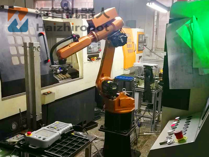 工業(yè)機器人上下料數控機床